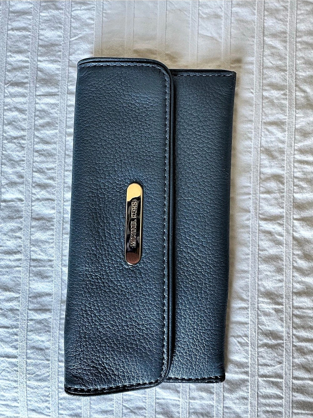 Michael Kors Blue Genuine Leather Wallet